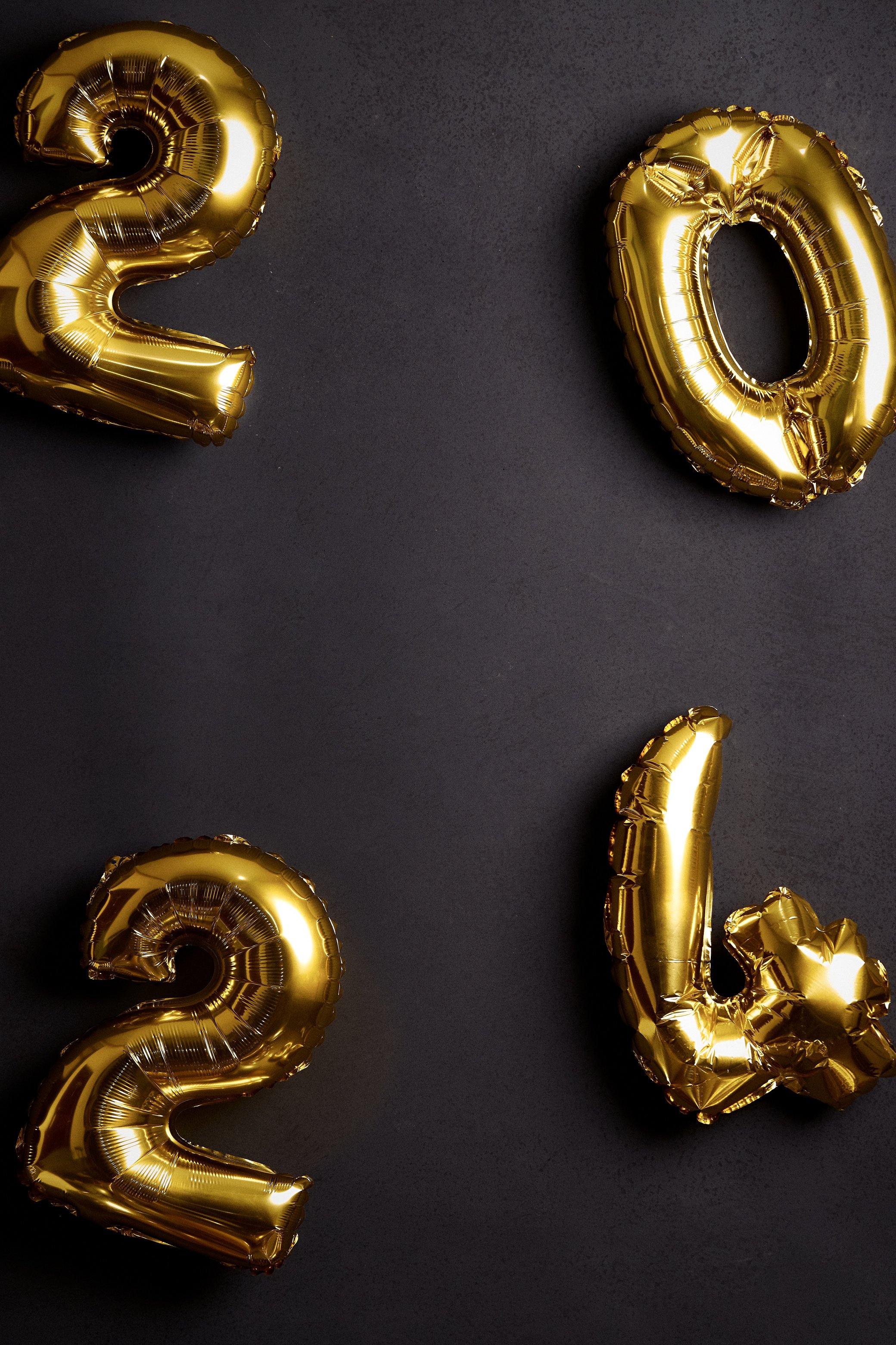 Black and Gold New Year Party Background